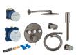 Grohe SmartControl komplet brusesystem m/SmartActive hovedbruser til indbygning - B�rstet Hard Graphite