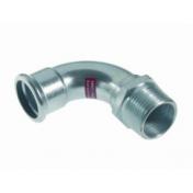 VSH b�jning 90 grader med nippel 15 x �