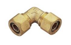 Vinkelløbende kompressionskobling - 15 x 15 mm