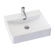 Dansani Cube 50 fritst�ende bowlevask - 1 hanehul - Med overl�b