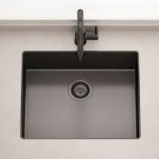 Lavabo Kubus 500 Soft Slim k�kkenvask - Dark bronze