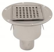 Bl�cher 75 mm afl�bssk�l til sm�remembran, uden studs, lodret