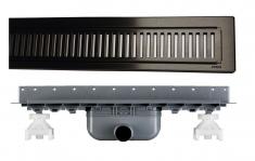 Purus Line RIB afl�bspakke 800 mm - vandret - Sort