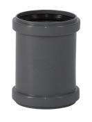 Dobbeltmuffe 75mm gr&aring;