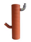 Uponor 315 x 110 mm PP-tagnedl�bsbr�nd med vandl�s, fast top