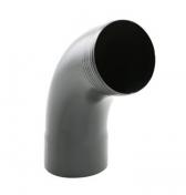 Prefa b�jning 72 grader sort aluminium 80 mm