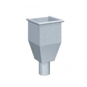 Rheinzink vandsamlerkasse m/studs � 76 mm, zink