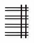 Svedbergs Vento h�ndkl�det�rrer - 55x120 cm - Sort