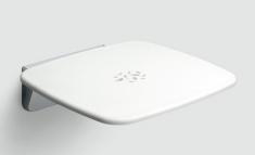 Restsalg - Hefe v�gh�ngt klaps�de hvid/krom - 1 stk. tilbage