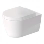 Duravit ME by Starck 54 rimless væghængt toilet m/HygieneFlush og HygieneGlaze