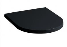 Laufen Kartell toilets�de m/ quick-release - Sort h�jglans
