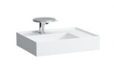 Kartell by Laufen 60 h�ndvask t/v�g eller m�bel - 1 hanehul - Uden overl�b - LCC