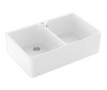 Villeroy & Boch Farmhouse 80 X dobbelt køkkenvask i keramik - CeramicPlus