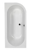 Strømberg Status badekar t/indbygning - 170 x 80 - Venstre - 1 ryglæn