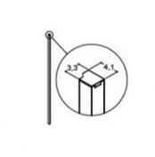 Dansani Match anslagsprofil (v&aelig;gprofil) til A, B og C med magnetliste