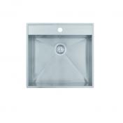 Eico Square B k�kkenvask i rustfri st�l til underlimning