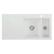 Lavabo Mera 100 porcelænskøkkenvask - Vaske til højre