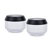 Lutec Solar Diva bordlampe m/solceller - Sæt af 2 - Sort