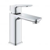 Grohe Cubeo M h�ndvaskarmatur m/koldstart og push-open bundventil - Krom