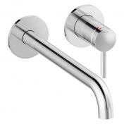 Damixa Iris h�ndvaskarmatur til indbygning m/Koldstart - 250 mm - Krom