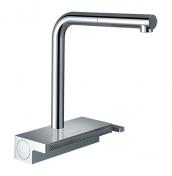 hansgrohe Aquno Select M81 k�kkenarmatur 250 L-tud med udtr�k og brus - Krom