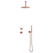 Damixa Iris DS 2 brusesystem til indbygning - Loft - B�rstet kobber