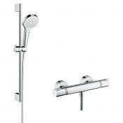 Hansgrohe Croma Select S bruses�t m/Ecostat Comfort termostat