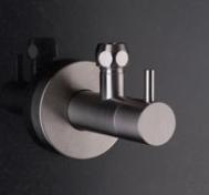 Vola �'' vinkelstopventil med st�jd�mper Krom 16 �''RG