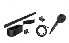 Hansgrohe WallStoris pakke inkl. håndbruser - Mat sort
