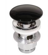 Gustavsberg Estetic bundventil push-down - Sort porcelæn Gustavsberg Estetic bundventil push-down - Sort porcelæn