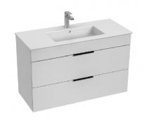 Jika Cube 100 m�belpakke m/keramisk h�ndvask - Hvid