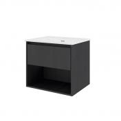 Sanibell Proline 60 m�bels�t m/1 skuffe og hylde - Sort eg