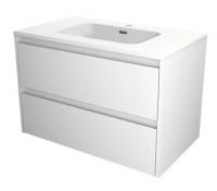 Sanibell Proline møbelsæt 80 m/integrerede greb - Mat hvid