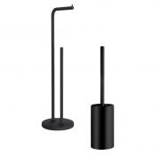 Beslagsboden tilbeh�rspakke til toilet t/gulv - Sort