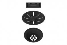 Blanco InFino strainer og firkantet overl�bsskilt - Matsort