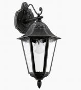 Eglo Navedo udend�rs v�glampe - Sort/silver patina