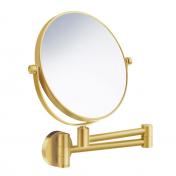 Smedbo Outline kosmetikspejl m/svingarm og 7 x forst�rrelse - B�rstet messing