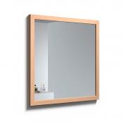 Strømberg Rustic spejl m/ramme i massiv eg 80 x 80 - Lys Strømberg Rustic spejl m/ramme i massiv eg 80 x 80 - Lys