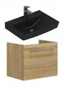 Dansani Mido+ 50 m�bels�t m/Cappella mat antrasit vask - Varm eg