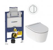 Geberit ONE toiletpakke inkl. lav cisterne, hvid betjening og s�de m/soft-close