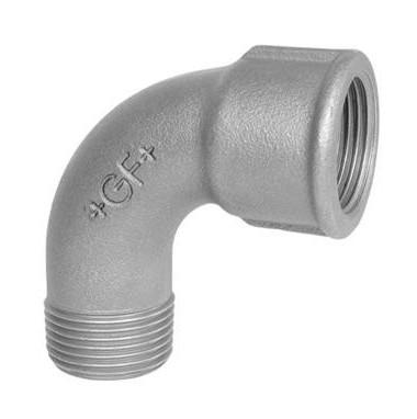 GF Galvaniseret b&oslash;jning - Muffe/nippel - 1/2"