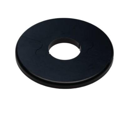 Metalwo Alu fit rosette &Oslash;18 - Mat sort