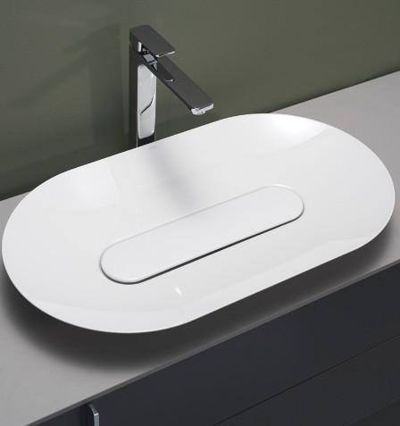 Hafa Edge 70 oval fritstående bowlevask - Uden overløb Hafa Edge 70 oval fritstående bowlevask - Uden overløb