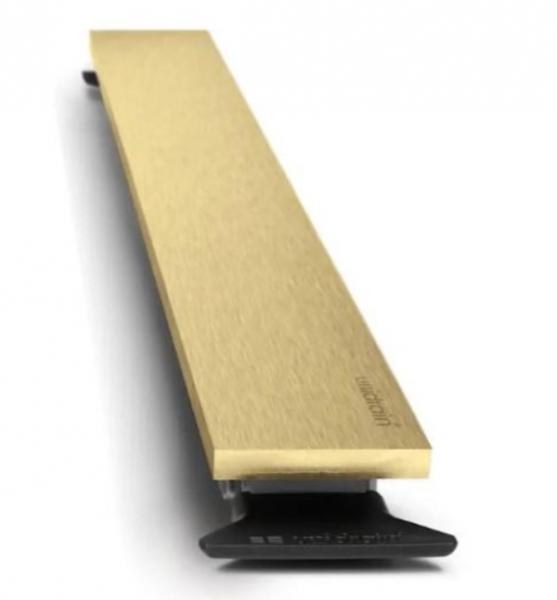 Unidrain Highline panel - B&oslash;rstet messing - 700 mm