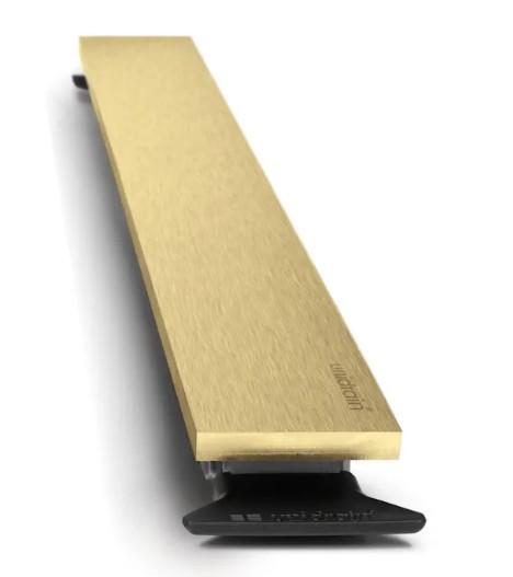 Unidrain Highline panel - Børstet messing - 900 mm Unidrain Highline panel - Børstet messing - 900 mm