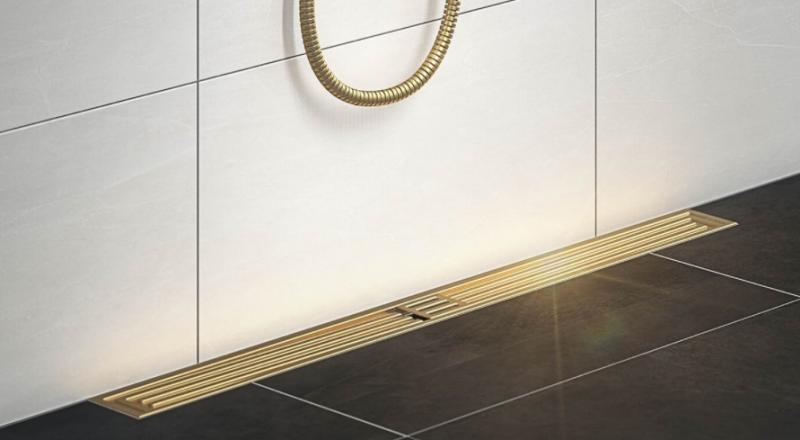 Bl&uuml;cher Art Deco afl&oslash;b 900mm - B&oslash;rstet messing