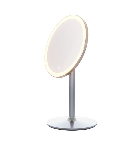 Dansani HANDY makeupspejl til bord m/lysstyring - x5 forstørrelse - Alu Dansani HANDY makeupspejl til bord m/lysstyring - x5 forstørrelse - Alu