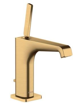 AXOR Citterio h&aring;ndvaskarmatur 125 m/l&oslash;ft-op ventil - B&oslash;rstet messing