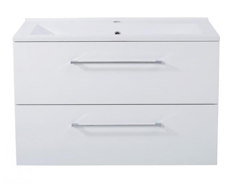 Nortiq Bakkedahl 80 m&oslash;bels&aelig;t - Hvid h&oslash;jglans