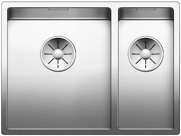 Blanco Calron 340/180-IF/N k&oslash;kkenvask - Venstrevendt - Rustfrit st&aring;l